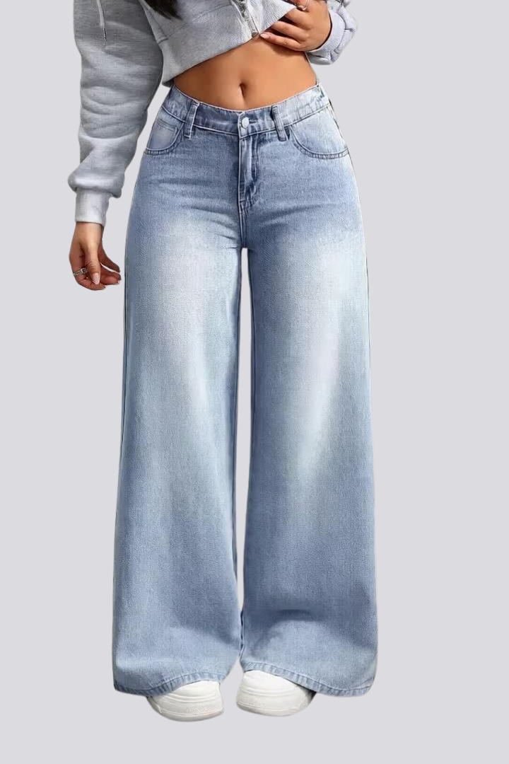 Sabel — Wide-Leg Denim Jeans