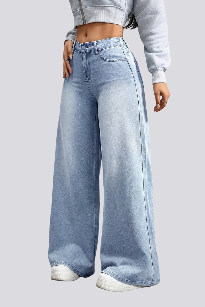 Sabel — Wide-Leg Denim Jeans
