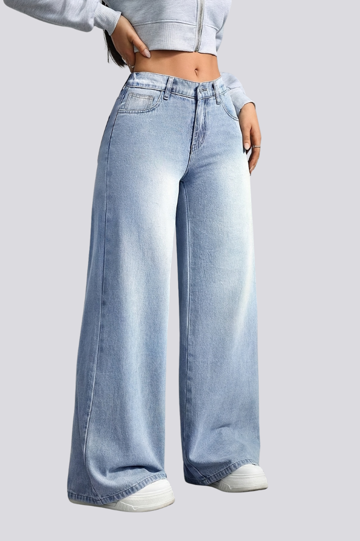 Sabel — Wide-Leg Denim Jeans