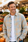 Ansel — Men’s Relaxed Checked Overshirt