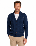 Everett — Shawl-Collar Cable Knit Cardigan