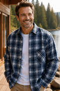 Ansel — Men’s Relaxed Checked Overshirt