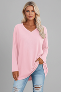 Hattie — V-Neck Long-Sleeve Top