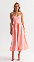 Esther — Wrap-Front Maxi Dress