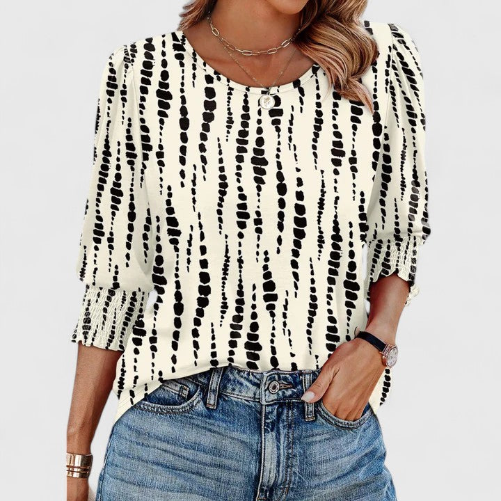 Greta — Relaxed Smocked Summer Top