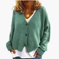 Wilona — Women's V-Neck Button Cardigan