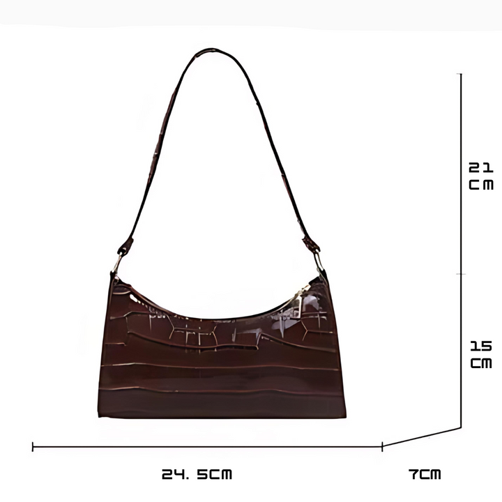 Glossy Leather Tote