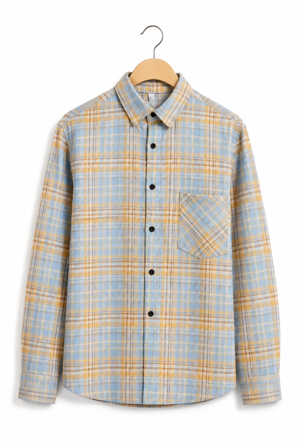 Ansel — Men’s Relaxed Checked Overshirt