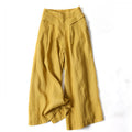 Petra — High-Rise Pleated Wide-Leg Trousers