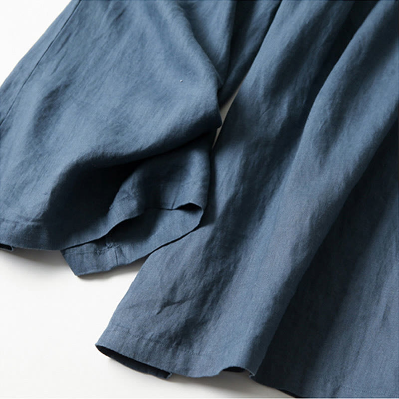 Petra — High-Rise Pleated Wide-Leg Trousers