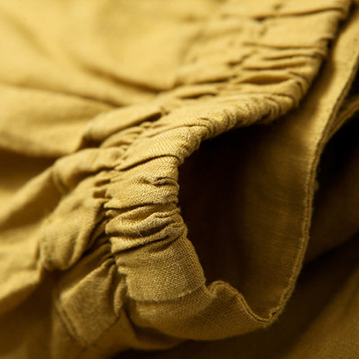 Petra — High-Rise Pleated Wide-Leg Trousers
