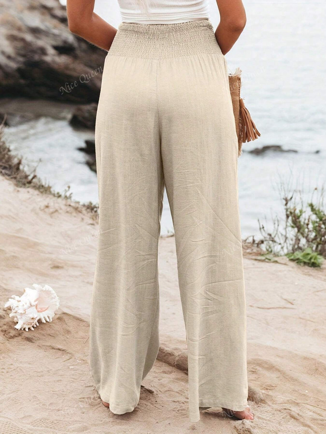 Lucia — Wide-Leg Linen Trousers