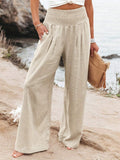 Lucia — Wide-Leg Linen Trousers