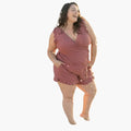 Iris — Wrap-Front One-Piece