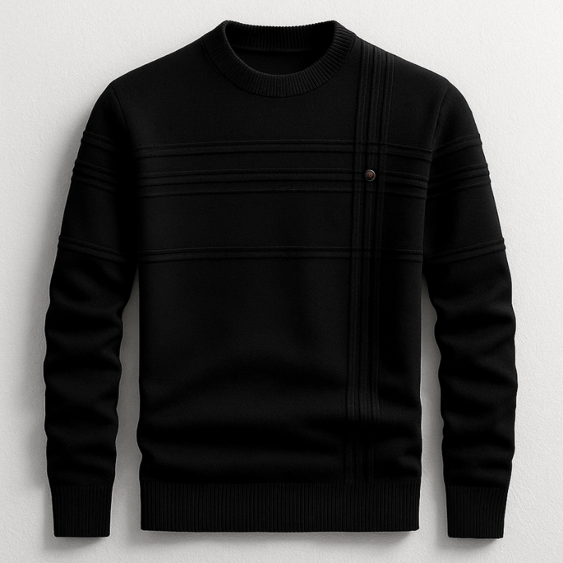 Sutton — Textured Crew-Neck Sweater