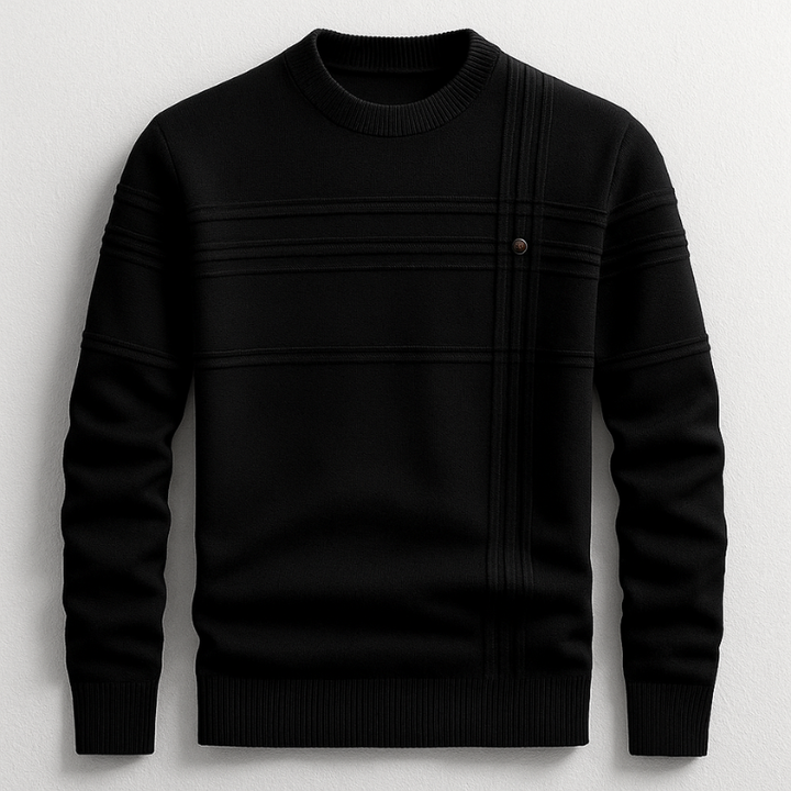 Sutton — Textured Crew-Neck Sweater