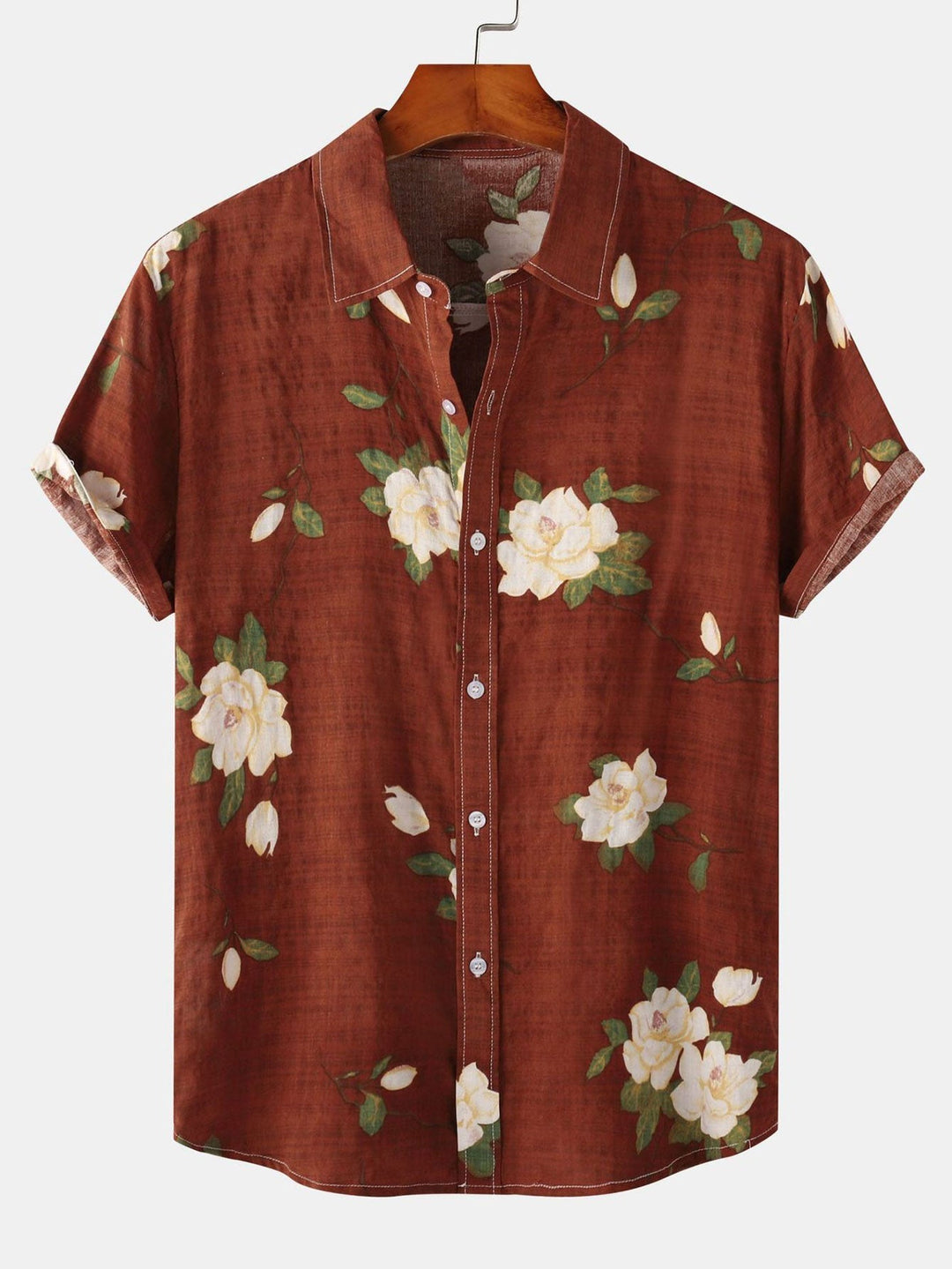 Trevor — Floral Short-Sleeve Shirt