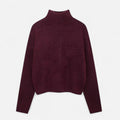 Alice — Women's Ribbed Roll-Neck Sweater