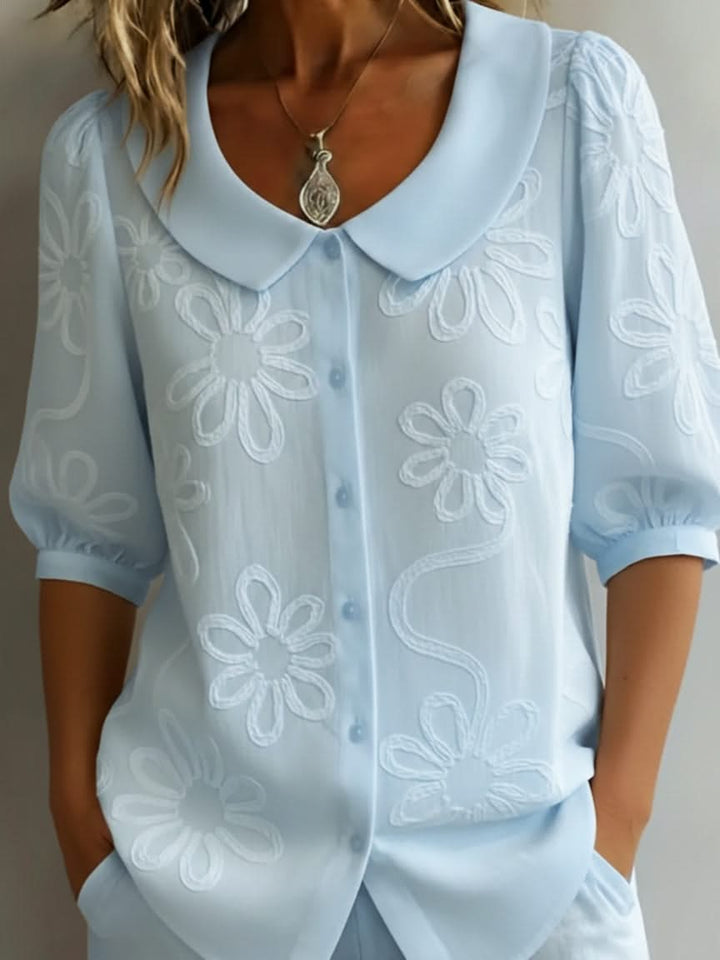 Marguerite — Floral Print Summer Top