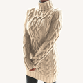 Nerina — Women's Oversized Chunky Turtleneck