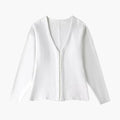Leonora — Women's Slim Side-Split Knit Cardigan