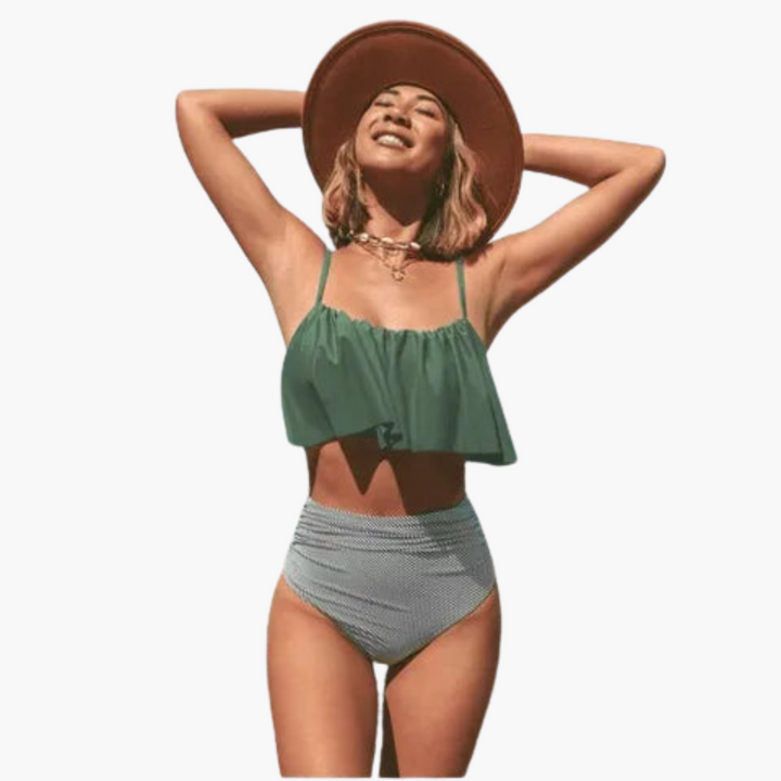 Beatrice — Ruffle High-Waisted Bikini