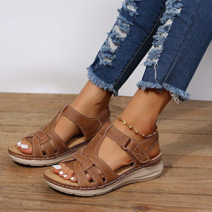 Freya Sandal — Sculpted-Footbed Walking Sandals