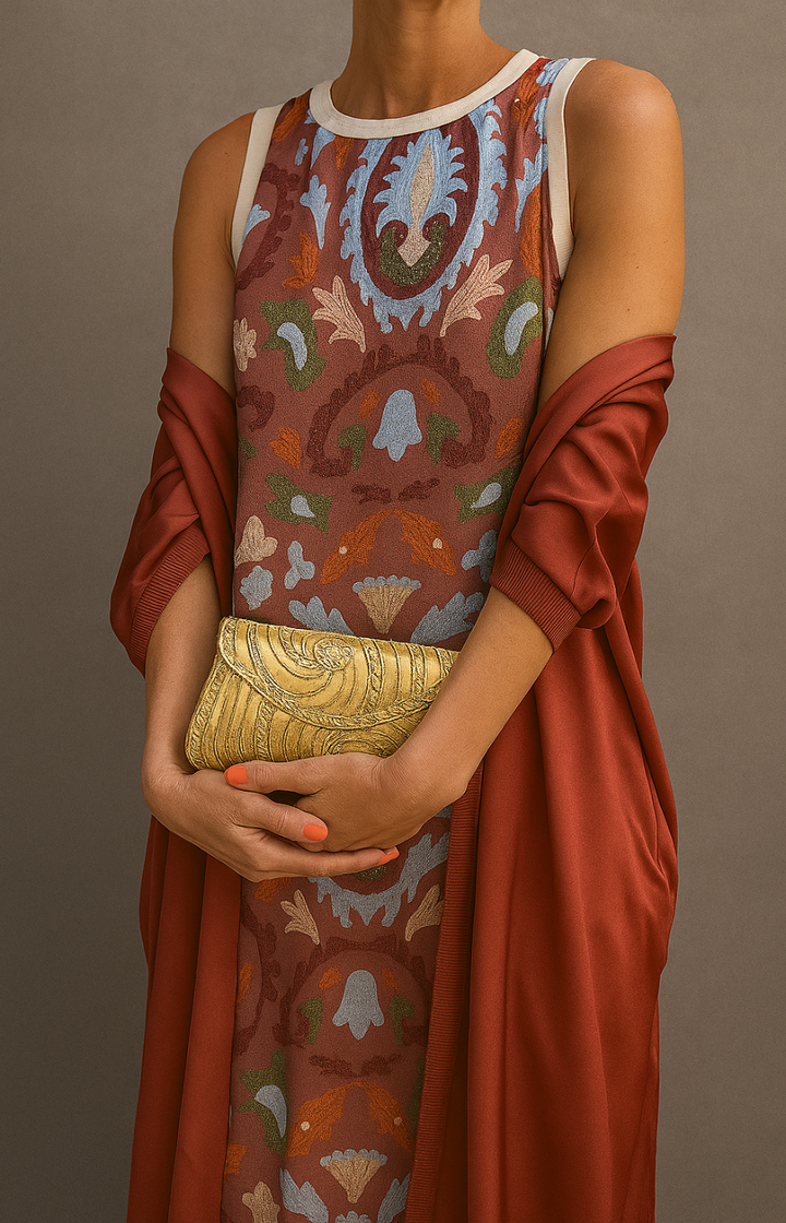 Cassia — Maxi Dress &amp; Coat Set