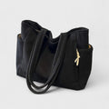 Corduroy Rope-Detail Tote