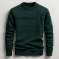 Sutton — Textured Crew-Neck Sweater