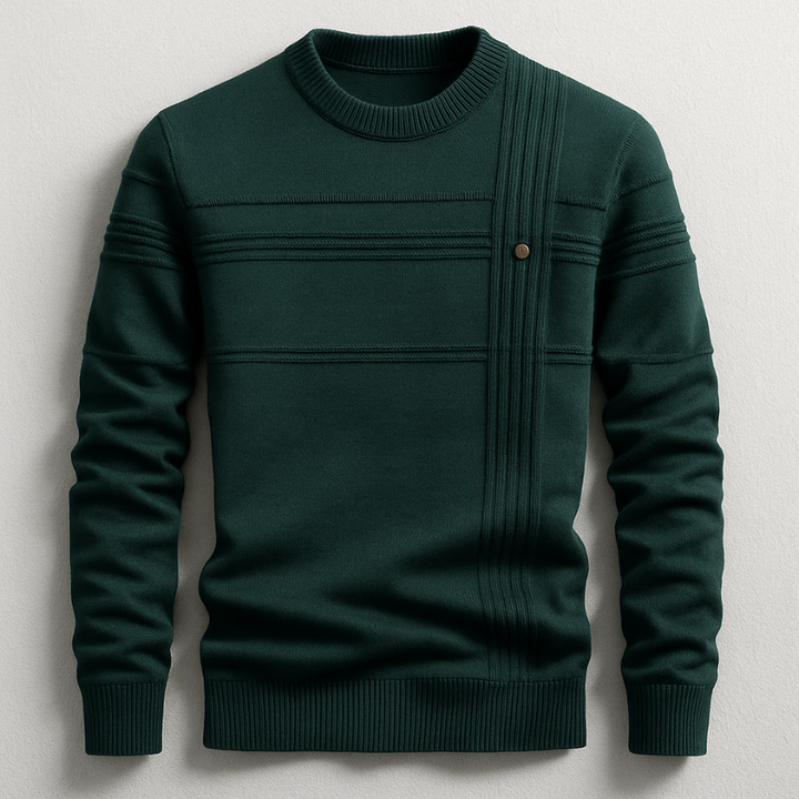 Sutton — Textured Crew-Neck Sweater
