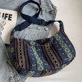 Patterned Woven Crossbody