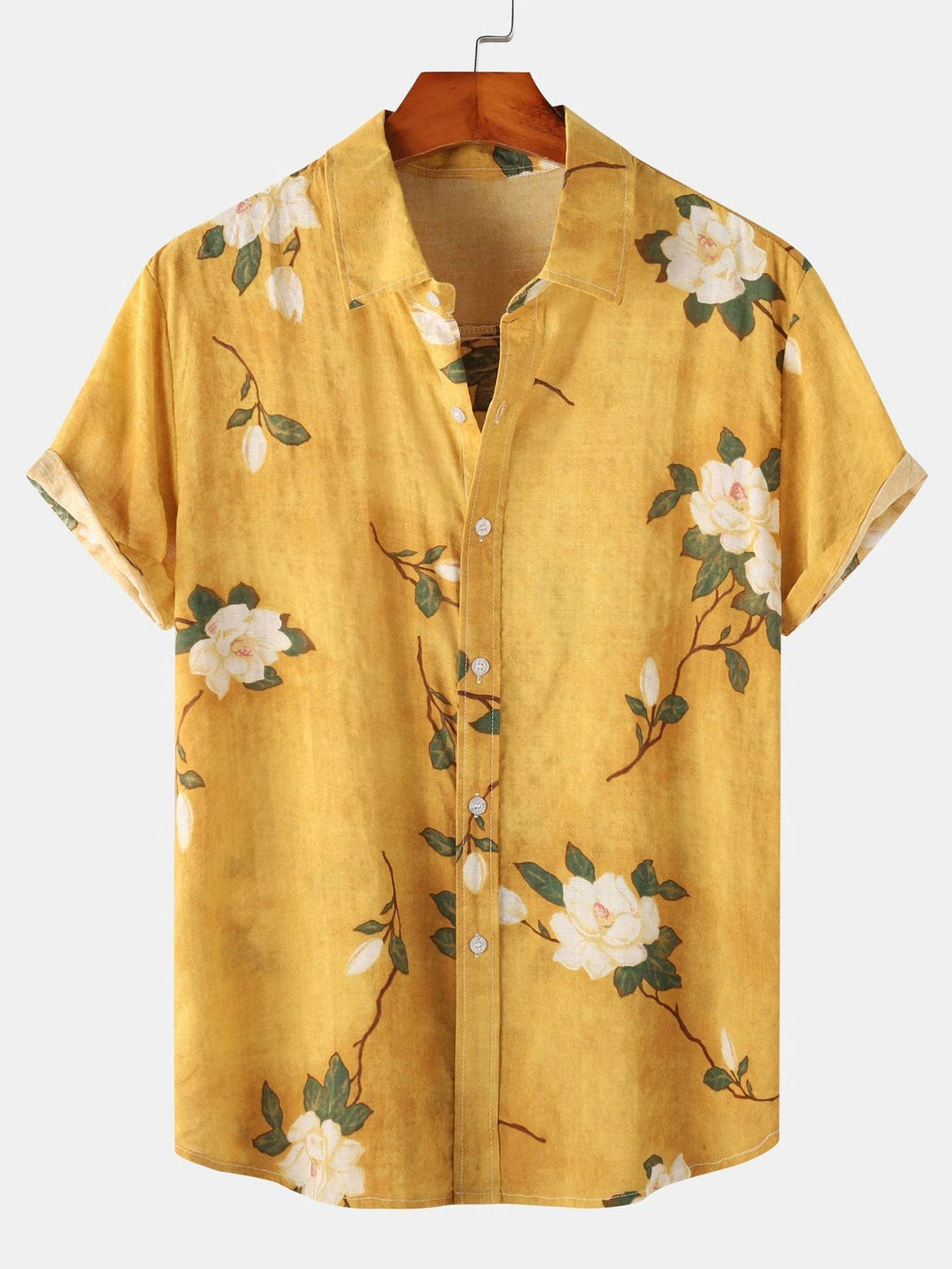 Trevor — Floral Short-Sleeve Shirt