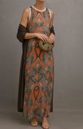 Cassia — Maxi Dress & Coat Set