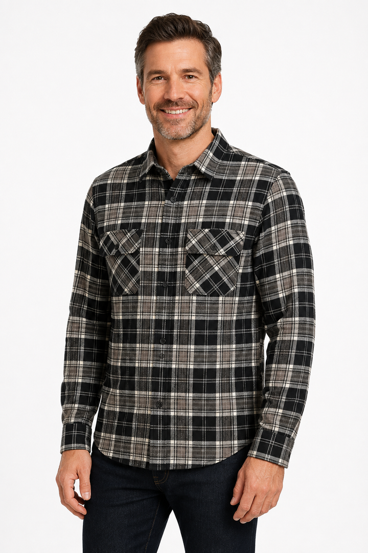 Holden — Men’s Brushed Cotton Flannel Shirt