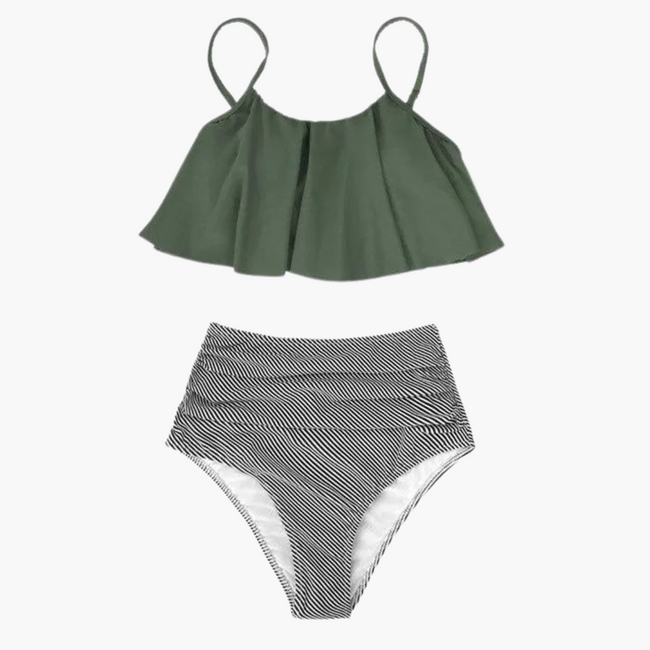 Beatrice — Ruffle High-Waisted Bikini