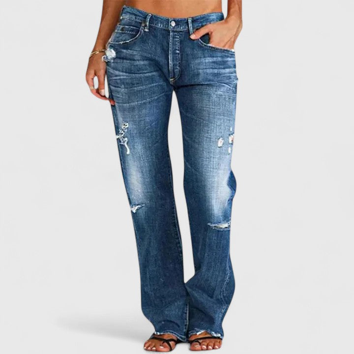 Liana — High-Stretch Wide-Leg Jeans