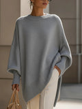 Wenna — Oversized Wool-Blend Asymmetric Jumper