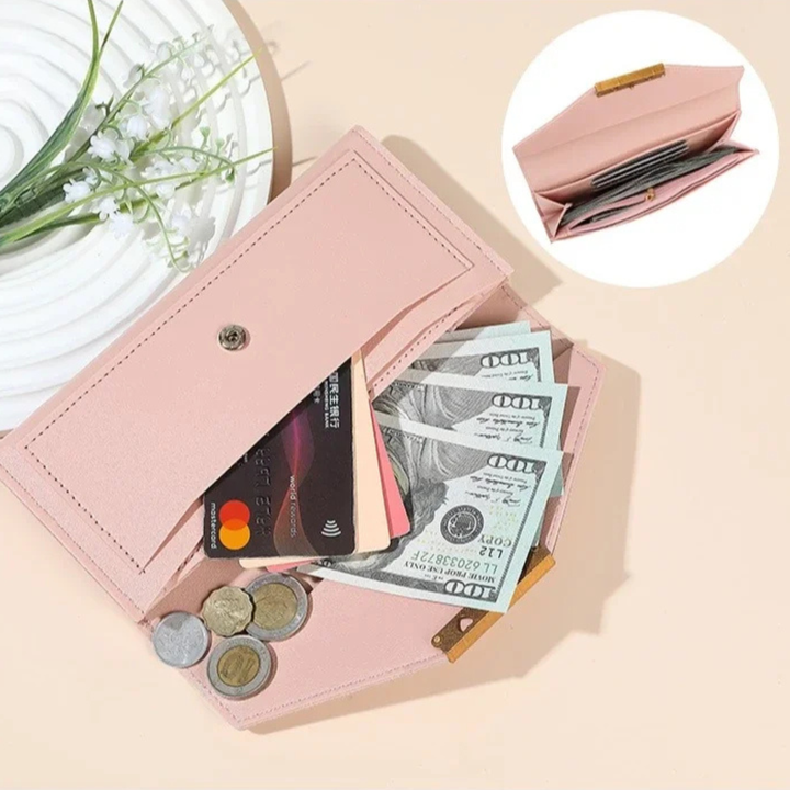 Pebbled Envelope Clutch