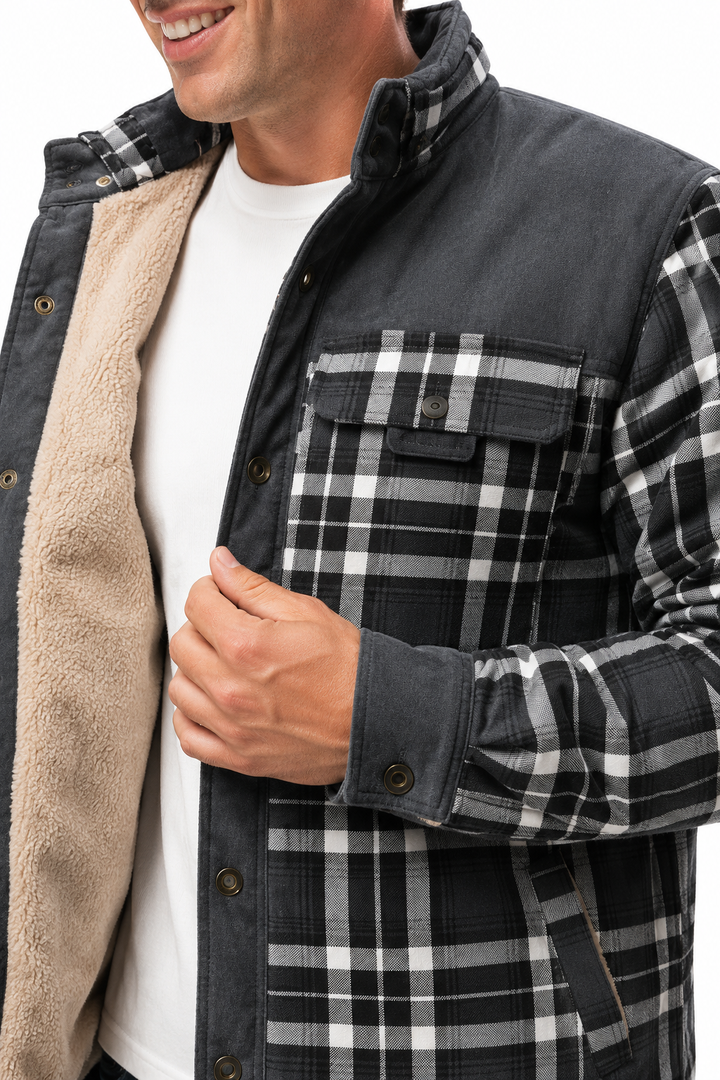 Foster — Men’s Lined Flannel Shirt Jacket