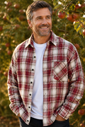 Ansel — Men’s Relaxed Checked Overshirt