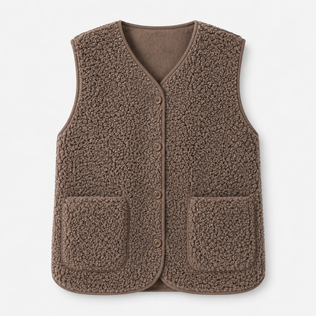 Maren Knit — Button-Front Knit Vest