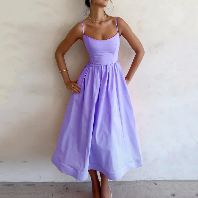 Esther — Wrap-Front Maxi Dress