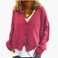 Wilona — Women's V-Neck Button Cardigan