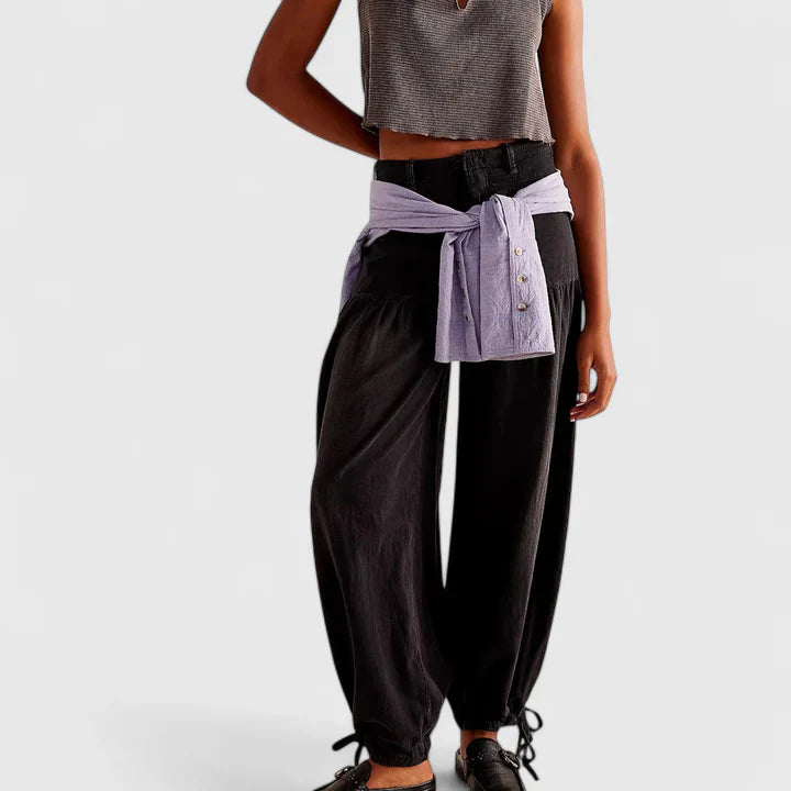Lani — Pleated Wide-Leg Trousers