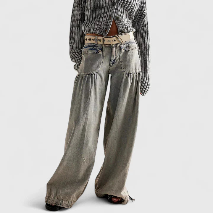 Lani — Pleated Wide-Leg Trousers