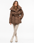 Elodine — Women's Belted Puffer Jacket