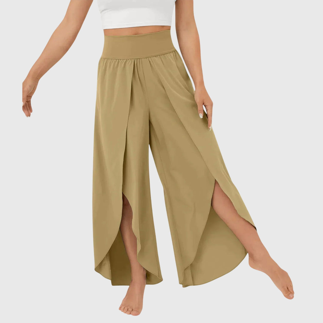 Aria — Flared Lightweight Trousers