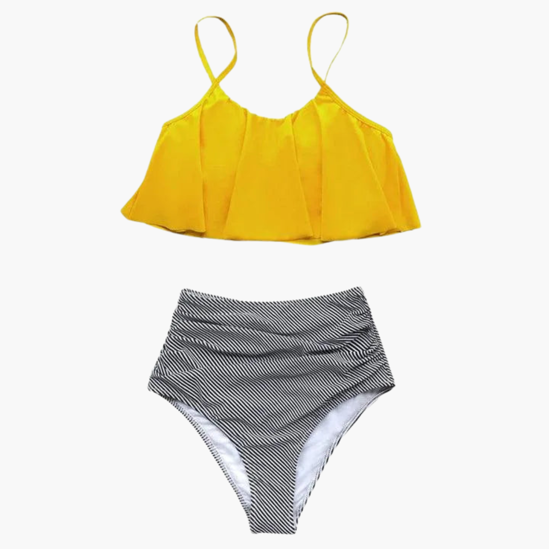 Beatrice — Ruffle High-Waisted Bikini