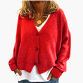 Wilona — Women's V-Neck Button Cardigan